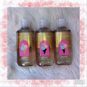 Bath & Body Works Fruity Sherbet Scoop Shower Gel - New x3